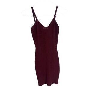 Windsor Red Mini Bodycon Dress Spaghetti Strap